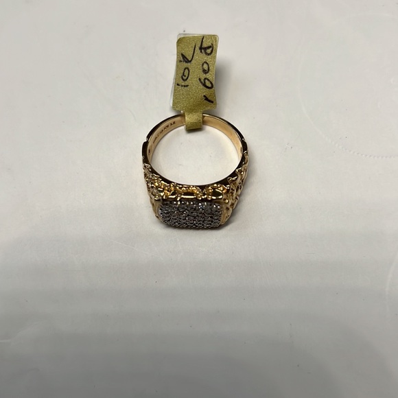 Diamonds 14K Solid Gold Ring - Picture 4 of 5
